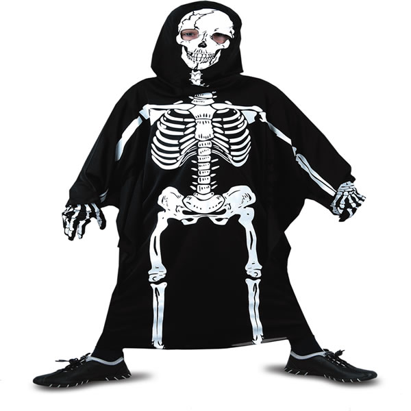 disfraz de esqueleto infantil para halloween