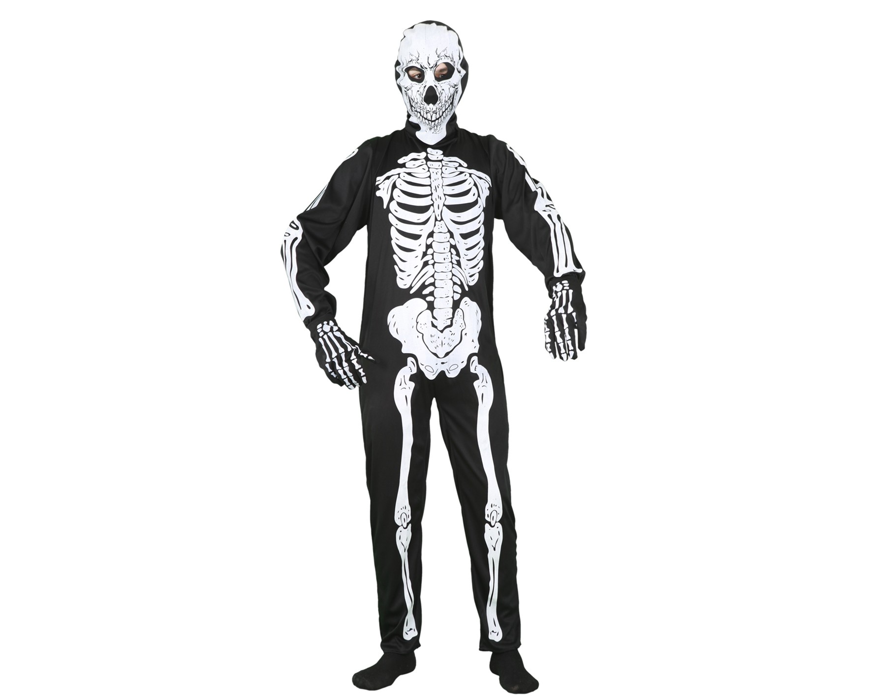 disfraz de esqueleto para hombre
