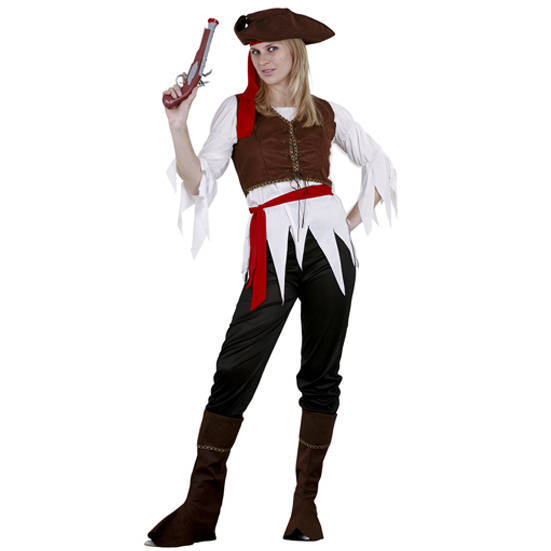 disfraz de pirata mujer con pantalón