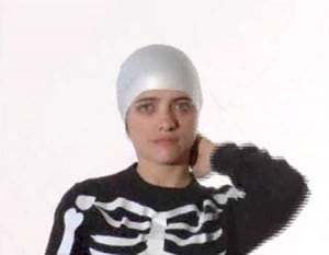 disfraz de esqueleto para mujer casero