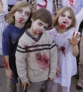 disfraz de zombies infantiles caseros