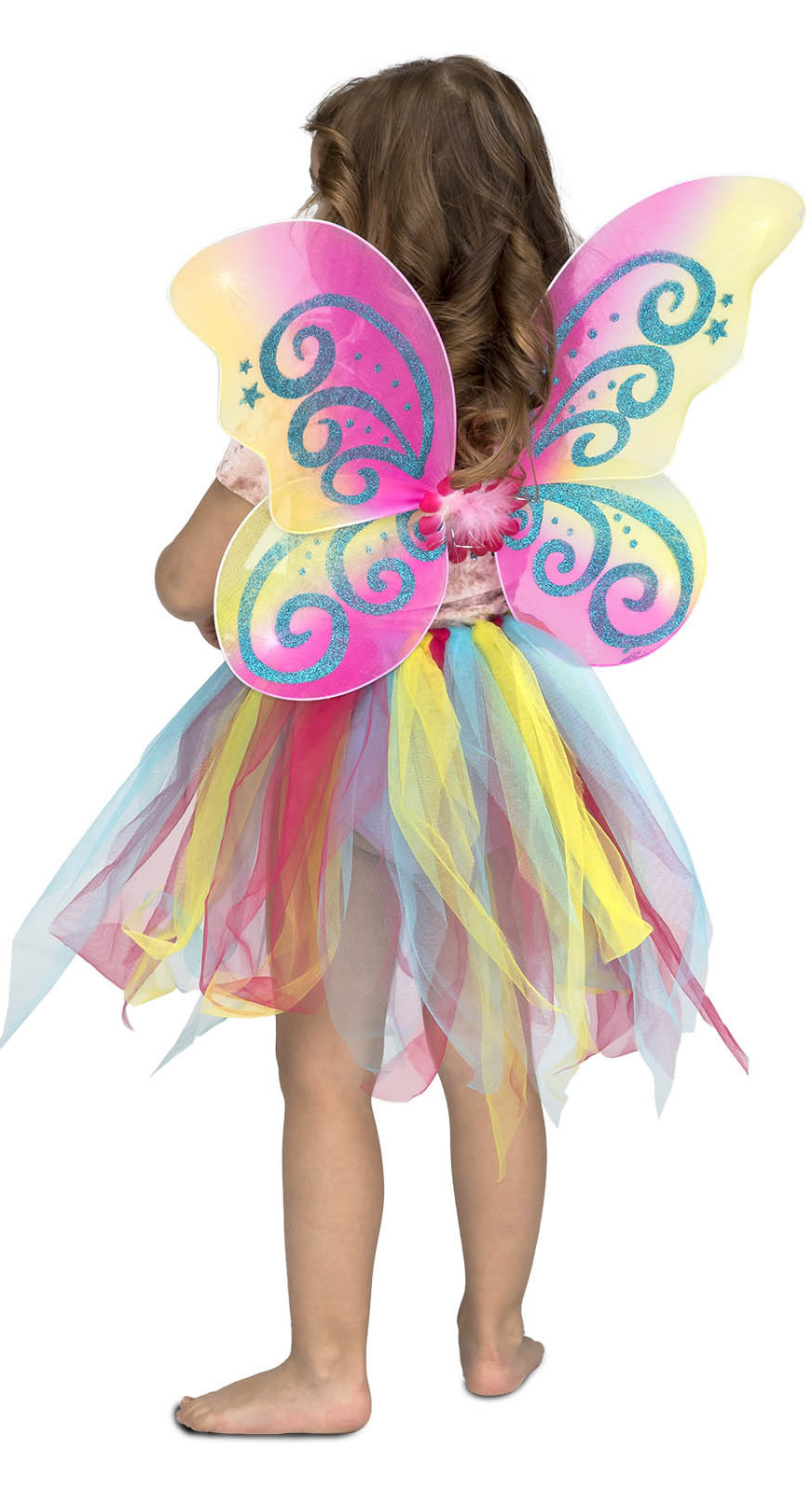 disfraz de mariposa arcoiris con alas niña disfraz de mariposa arcoiris con alas niña