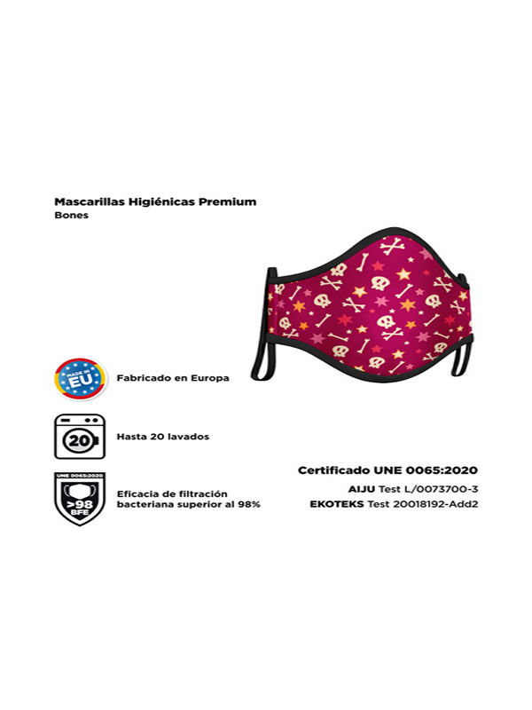 mascarilla de bones halloween infantil mascarilla de bones halloween infantil