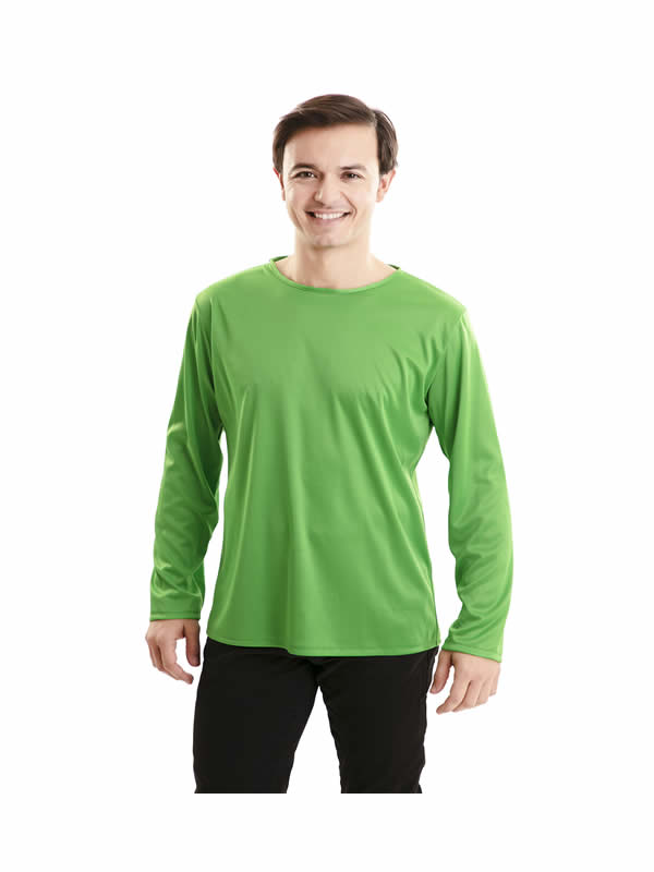 camiseta verde adulto