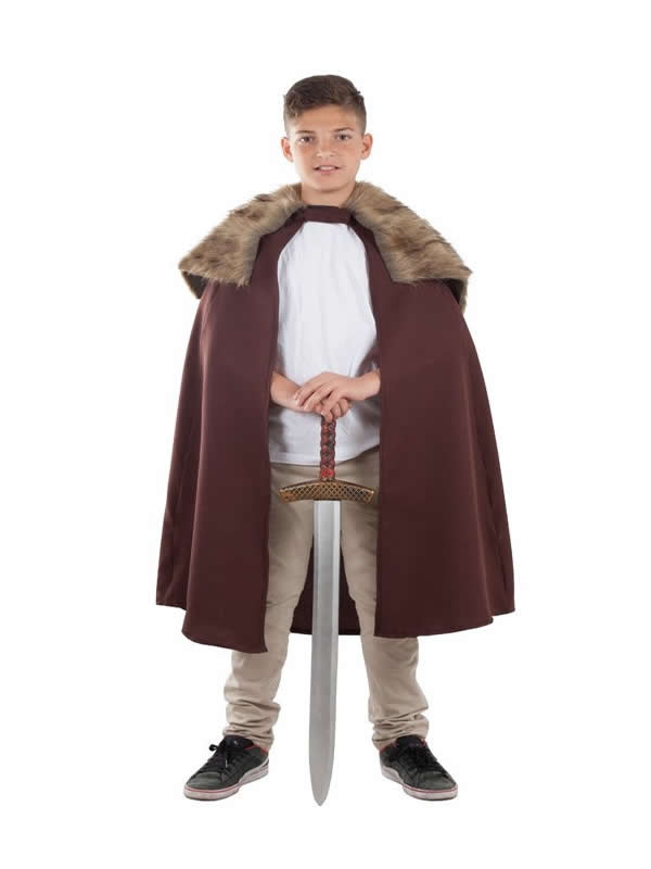 capa de guerrero medieval infantil