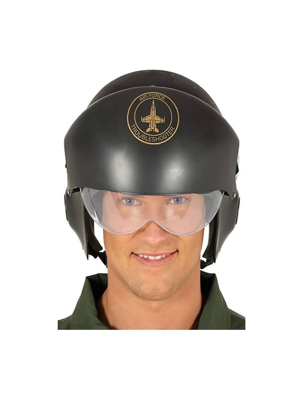 casco de piloto militar