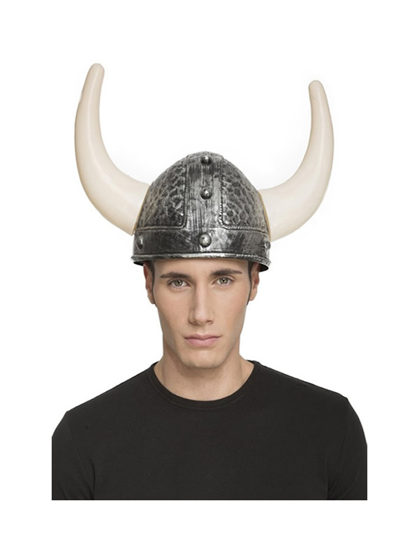 casco de vikingo con cuernos color plateado 204668.jpg