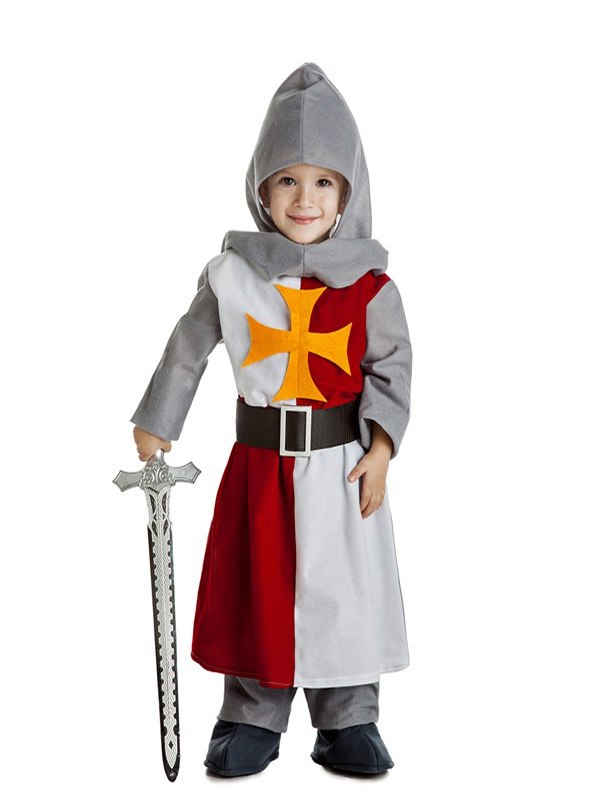 disfraz de cruzado medieval para niño
