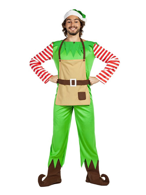 disfraz de elfo navidad para hombre