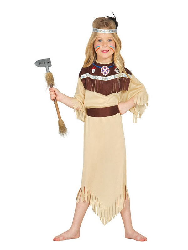 disfraz de india cherokee niña