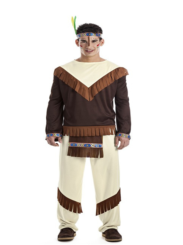 disfraz de indio apache para hombre
