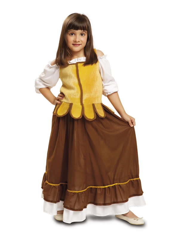 disfraz de mesonera medieval niña