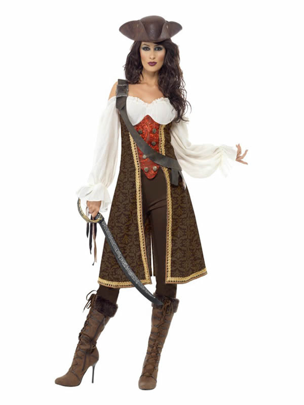 disfraz de moza pirata de alta mar mujer