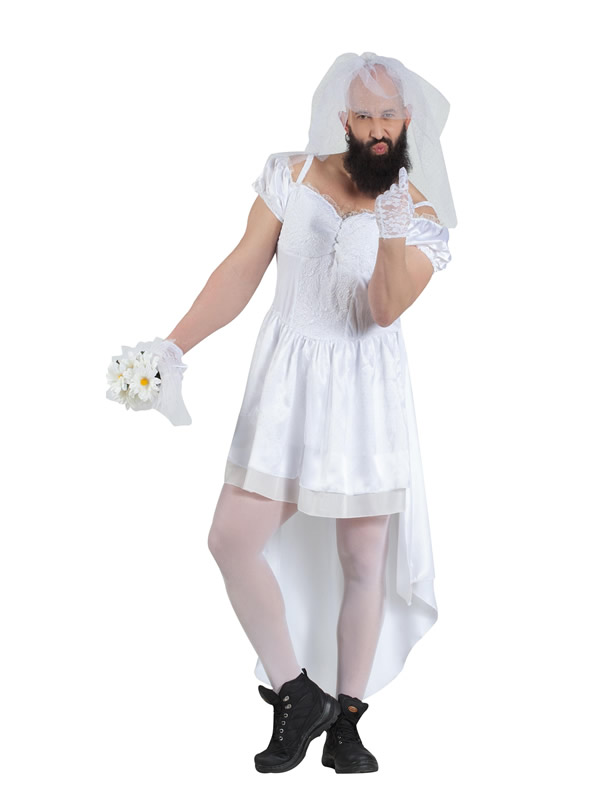 disfraz de novia sexy para hombre