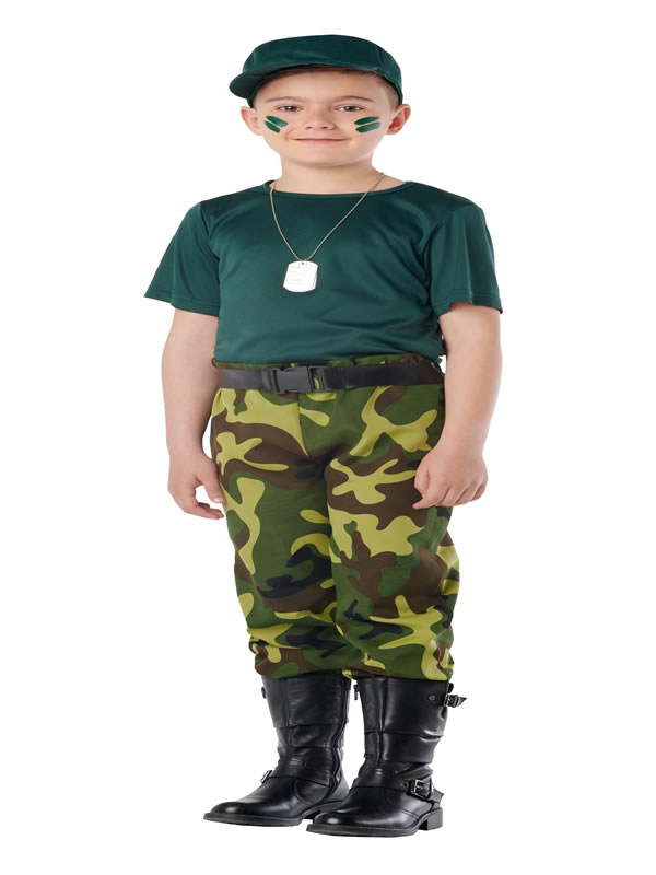 disfraz de paramilitar para infantil