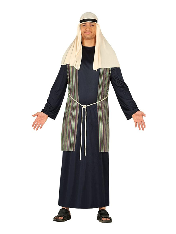 disfraz de pastor hebreo azul hombre