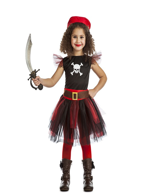 disfraz de pirata tutu niña