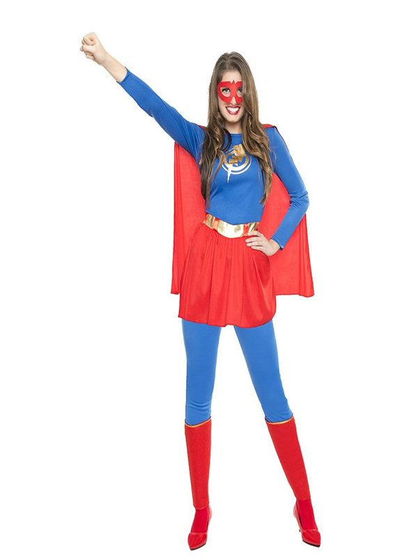 disfraz de superheroina sexy mujer