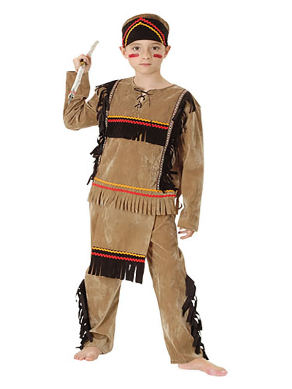 Derritiendo Apéndice Desmañado disfraz indio apache barato para niño