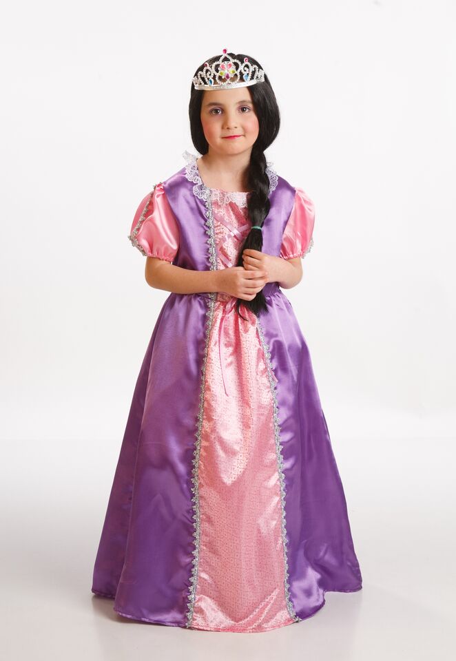 disfraz princesa morada para niña