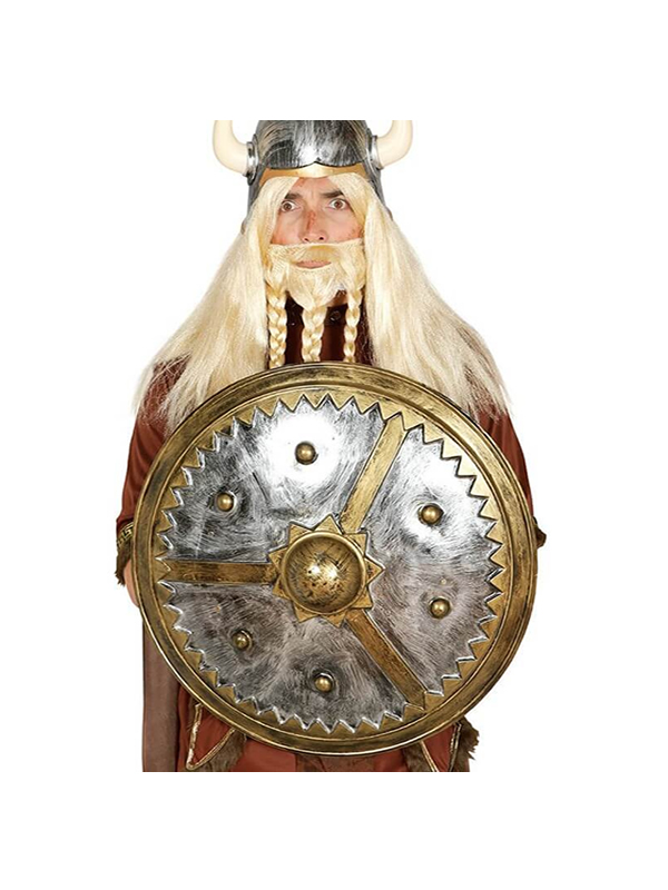 escudo de vikingo redondo 61 cm