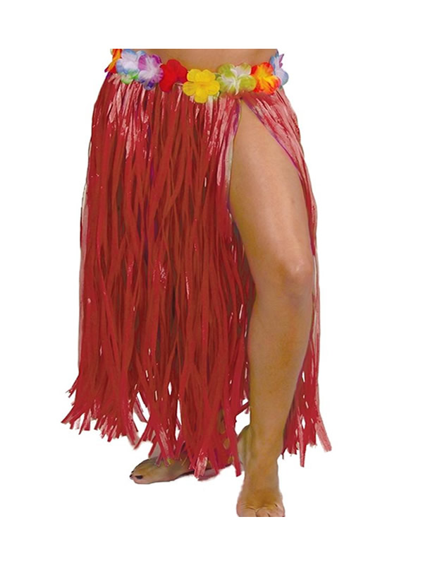 falda hawaiana flores 75 cms rojo G17641.jpg