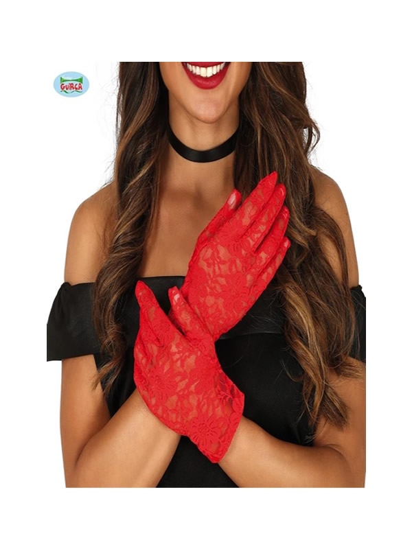 guantes cortos calados rojos 22 cms G17861.jpg