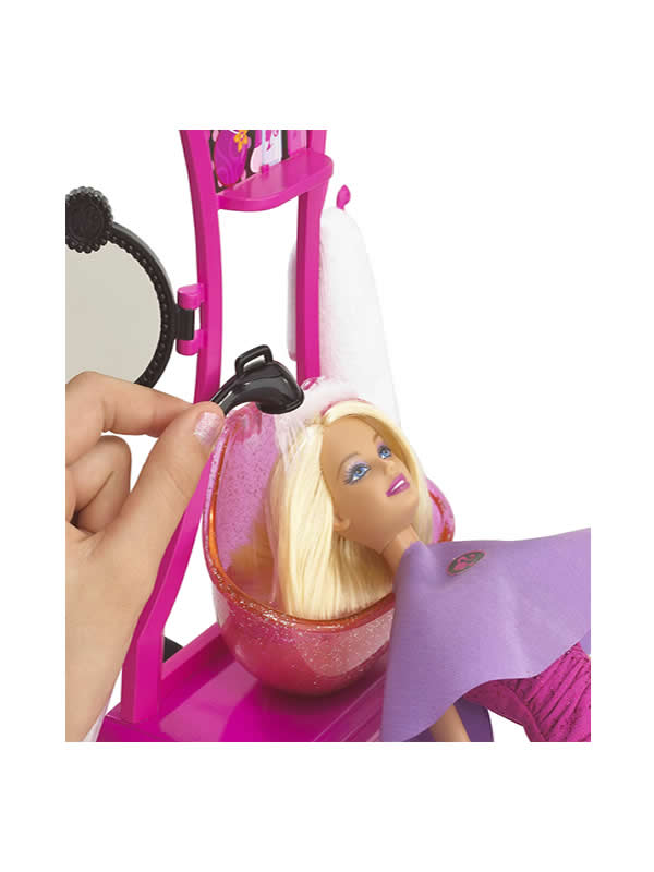 muñeca barbie salon de mechas 4