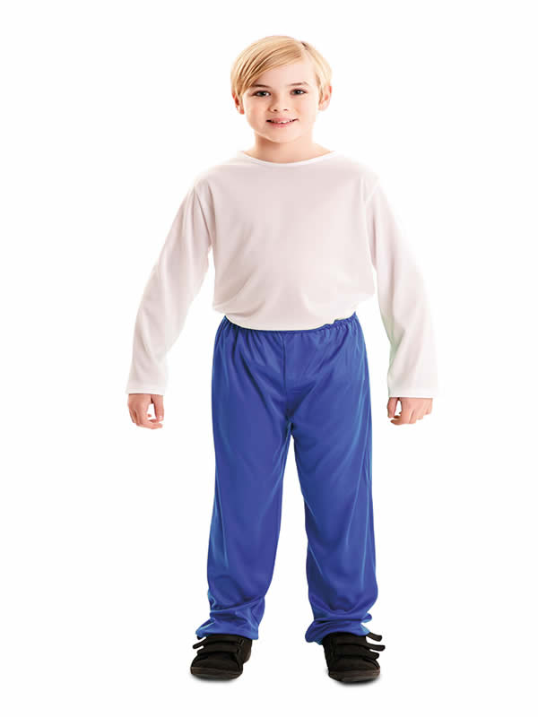 pantalon azul para infantil