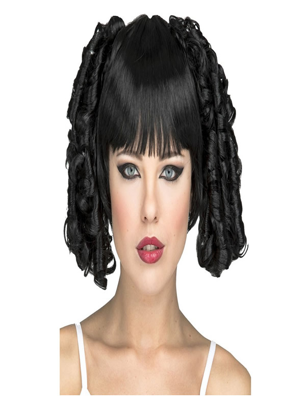 peluca gotica negra con flequillo y tirabuzones 205580.jpg