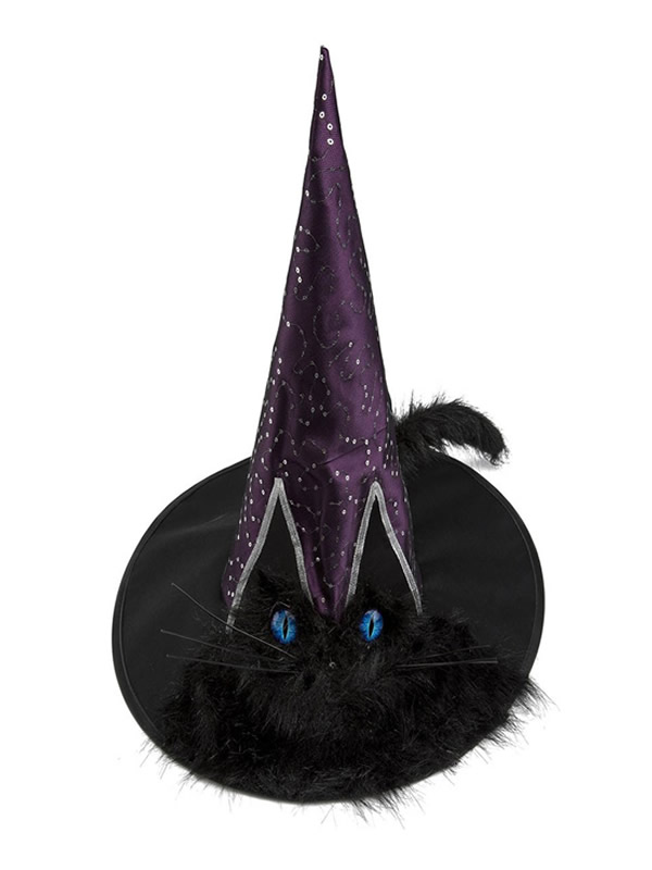 sombrero de bruja con ojos y cola de gato 205563.jpg