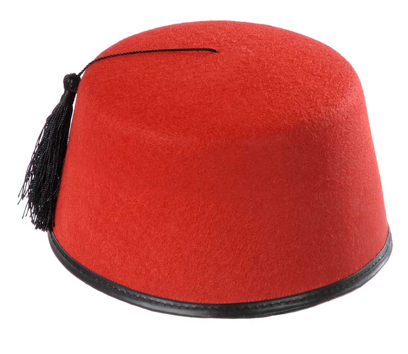 sombrero de turco rojo