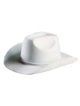 sombrero vaquero fieltro blanco