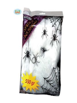 bolsa de telarañas 500 gramos halloween