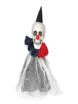 colgante de calavera con movimiento sonido y luz