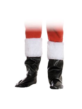 cubrebotas de papa noel negras