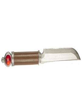 cuchillo arabe con piedra de 33 cm