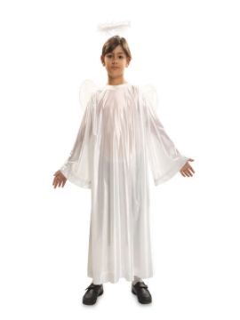 disfraz de angel con alas infantil