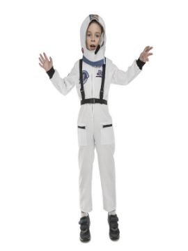 disfraz de astronauta con casco para niño
