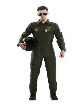 disfraz de aviador militar hombre