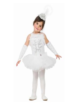 disfraz de bailarina blanca niña
