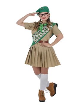 disfraz de boy scout para mujer