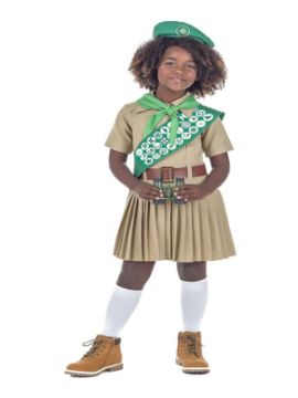 disfraz de boy scout para niña