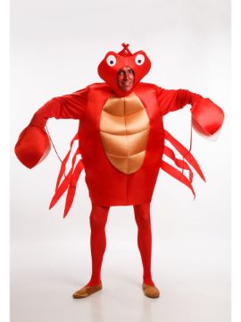 disfraz de cangrejo rojo hombre adulto