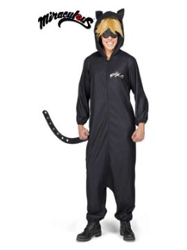 disfraz de cat noir pijama de ladybug para hombre