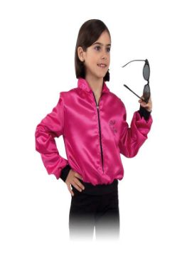 disfraz de chaqueta pink ladies niña