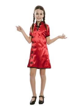 disfraz de china roja para niña
