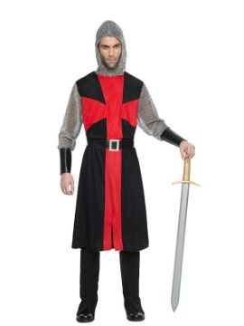 disfraz de cruzado medieval hombre