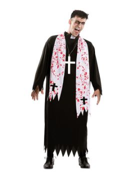 disfraz de cura exorcista para hombre