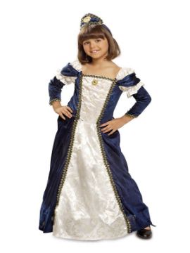 disfraz de dama medieval para niña